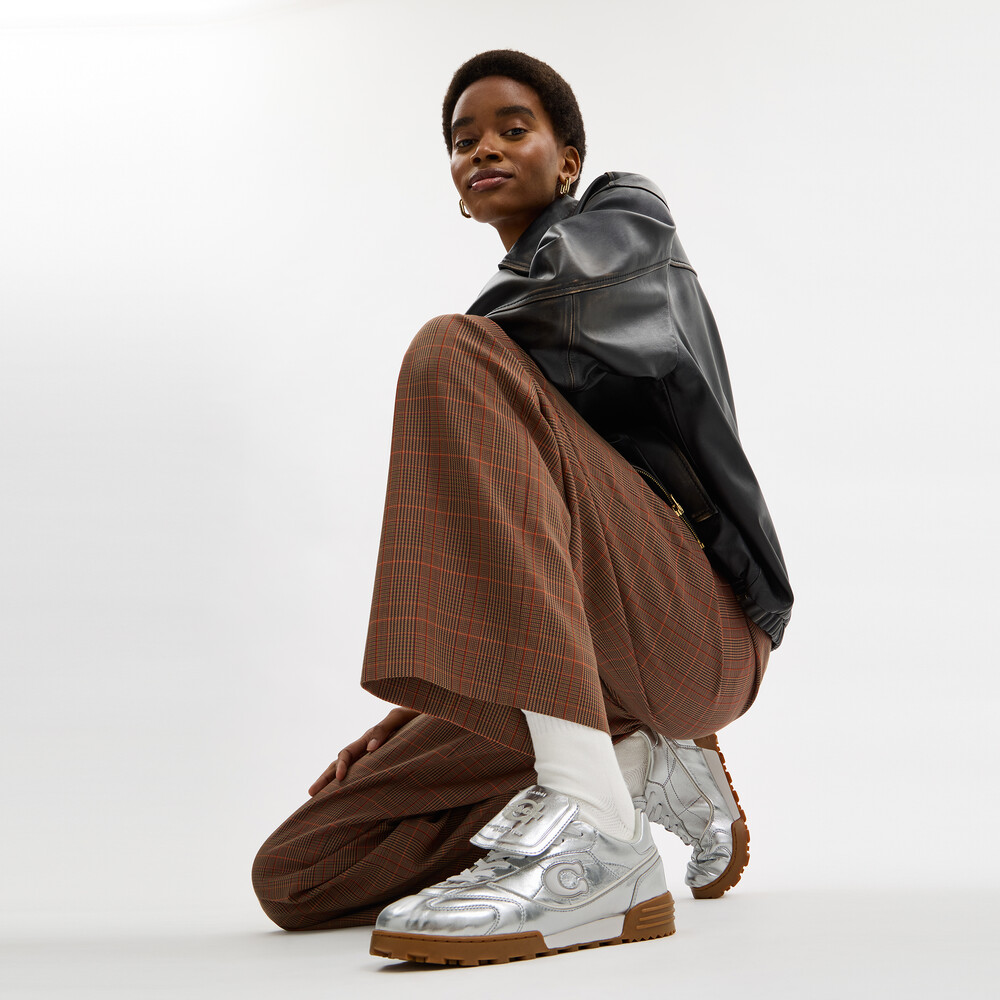 Coach Match Sneaker - Silver