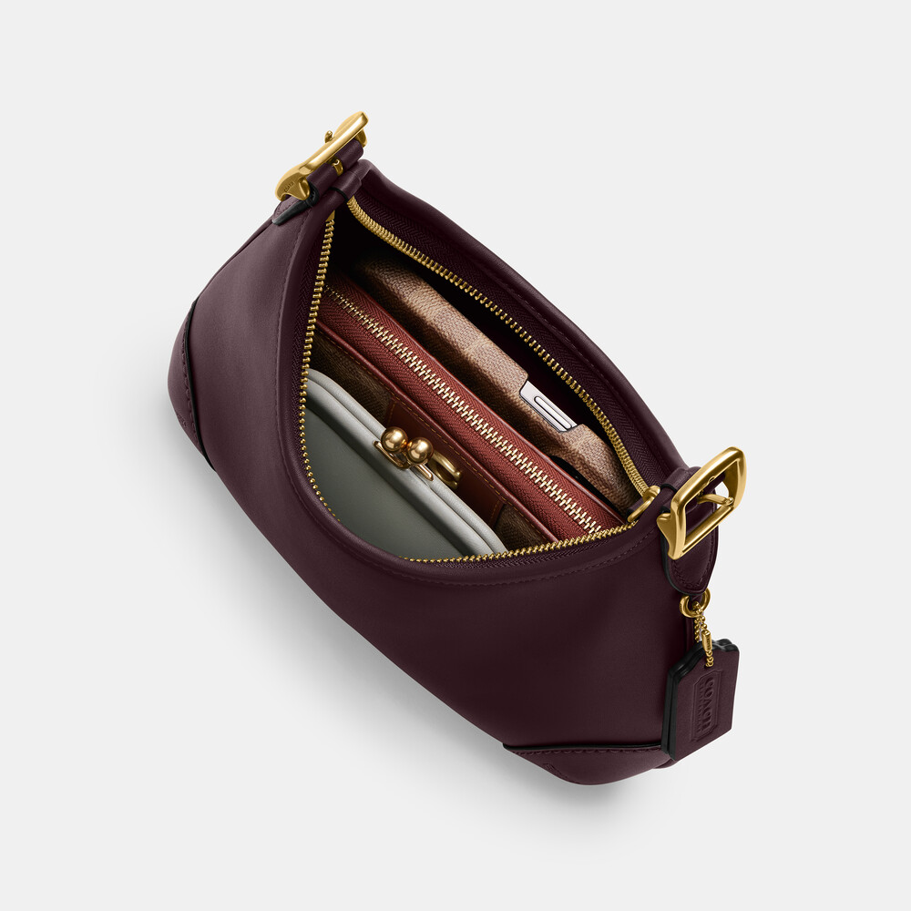 Coach Hamptons Hobo Bag - Dark Purple