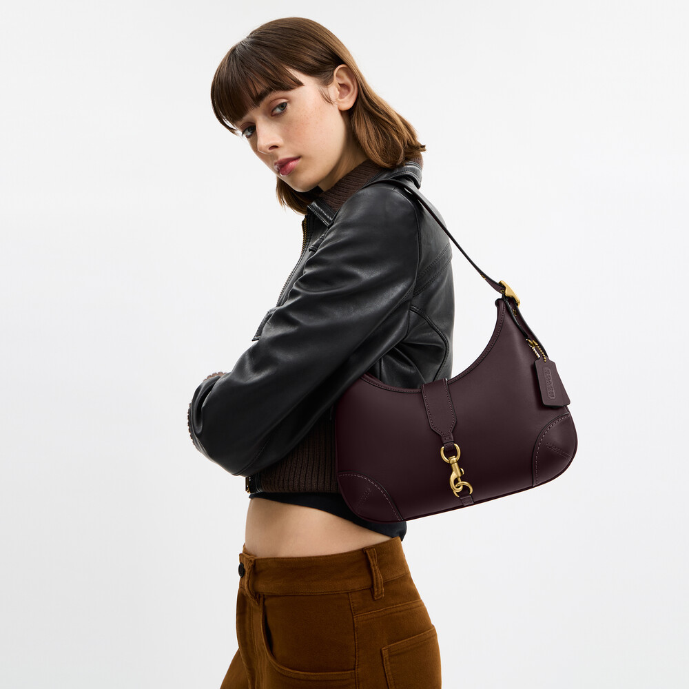 Coach Hamptons Hobo Bag - Dark Purple