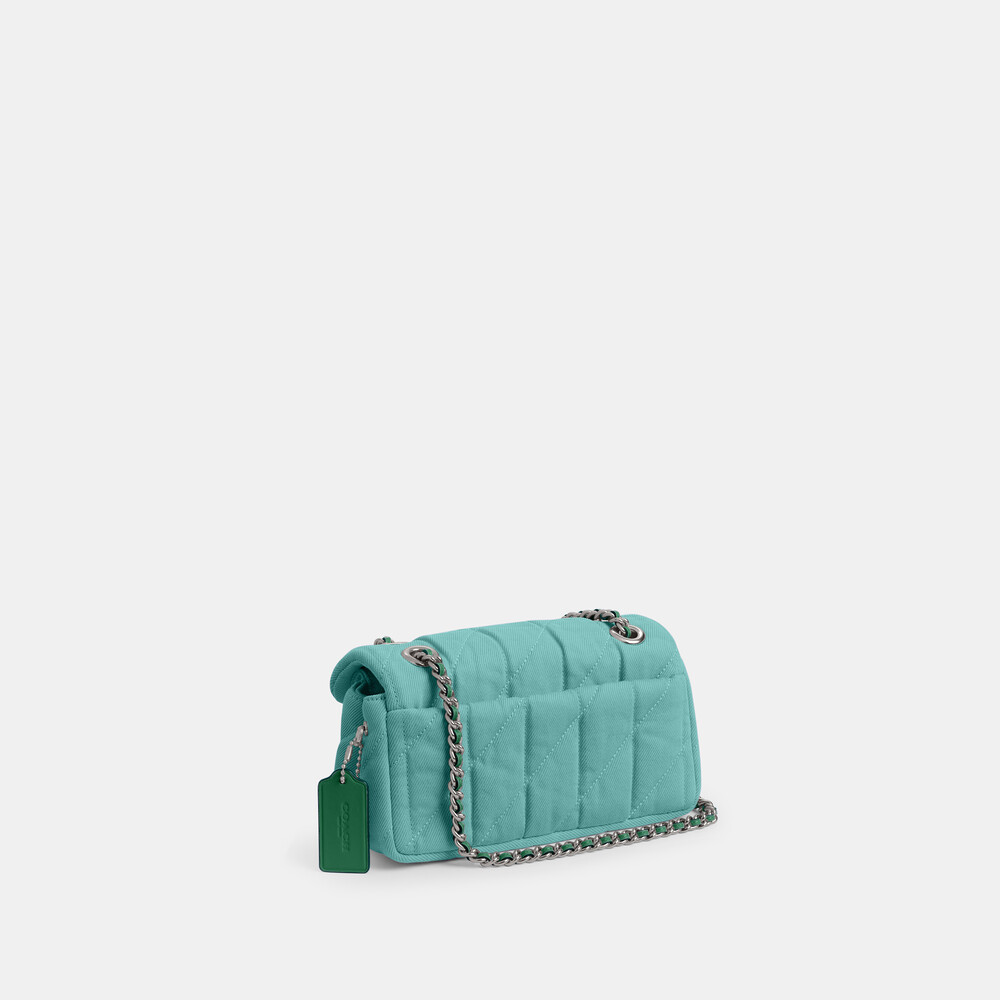 Coach Tabby Shoulder Bag 20 With Quilting - Green