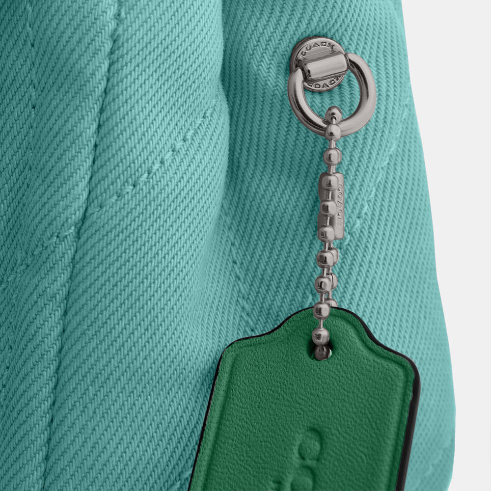 Coach Tabby Shoulder Bag 20 With Quilting - Green