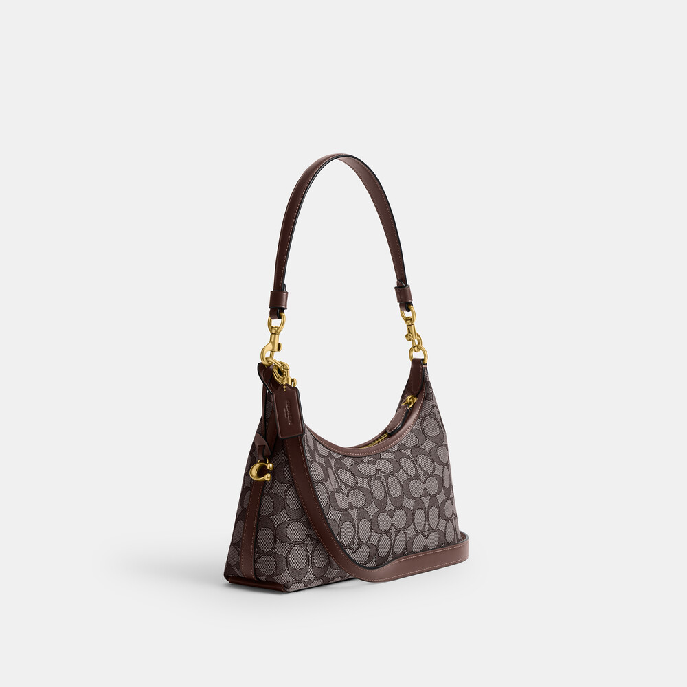 Coach Juliet Shoulder Bag 25 In Signature Jacquard - Dbrown