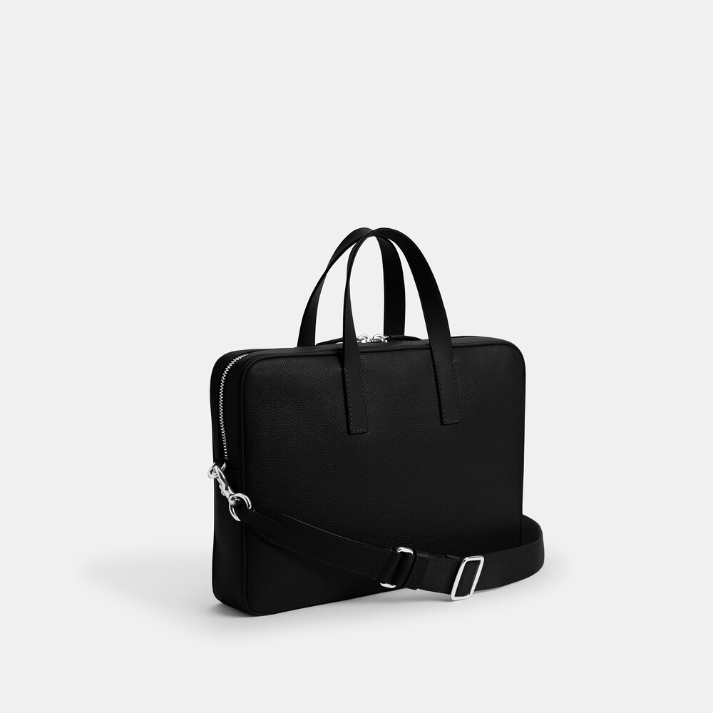Coach Carlyle Brief Bag - Black