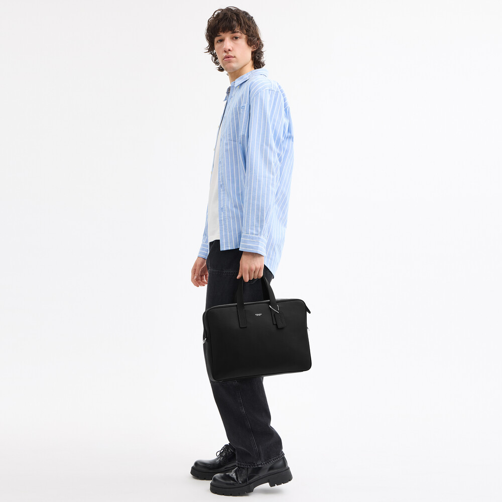 Coach Carlyle Brief Bag - Black