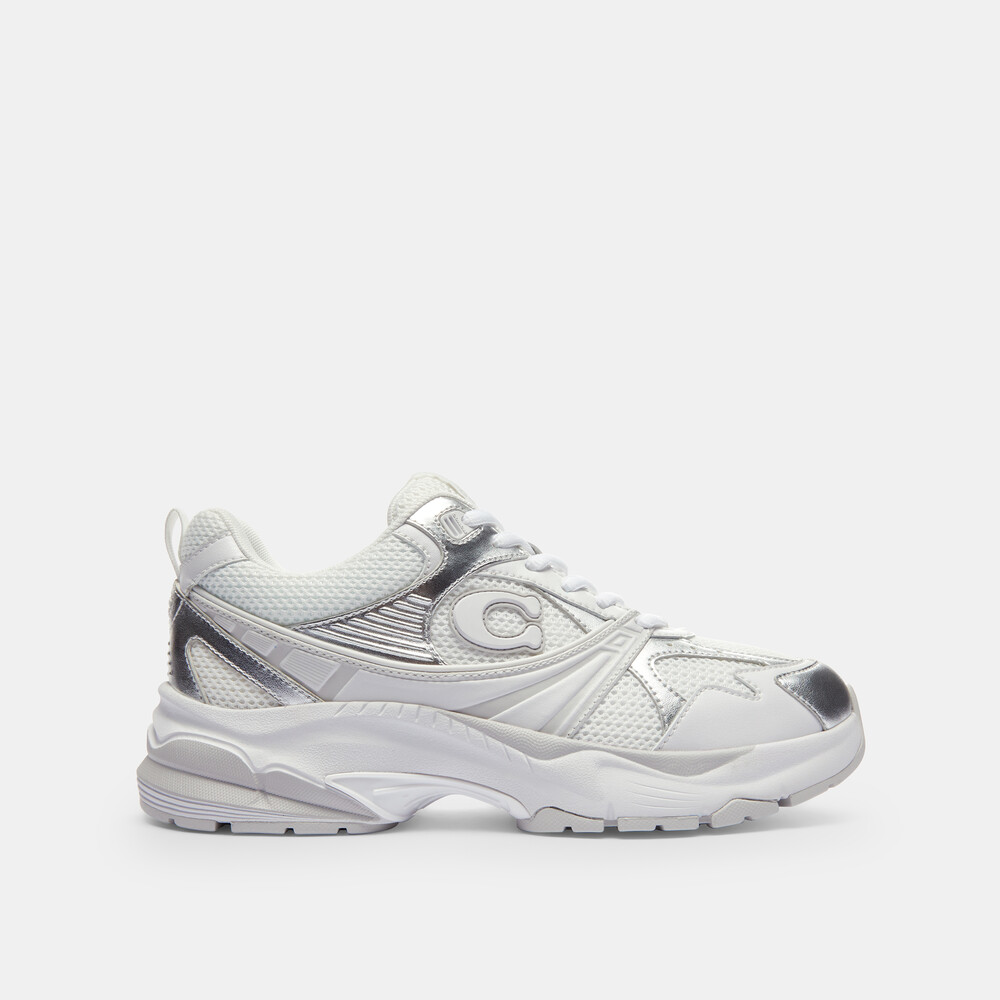Coach Mesh Sneaker - WHITE