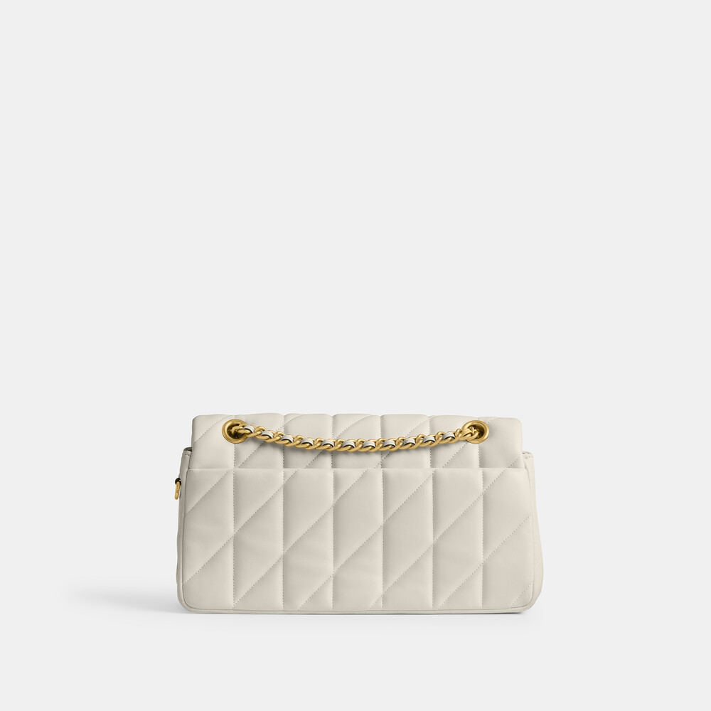 Coach Tabby Shoulder Bag 26 With Pillow Quilting - WHITE