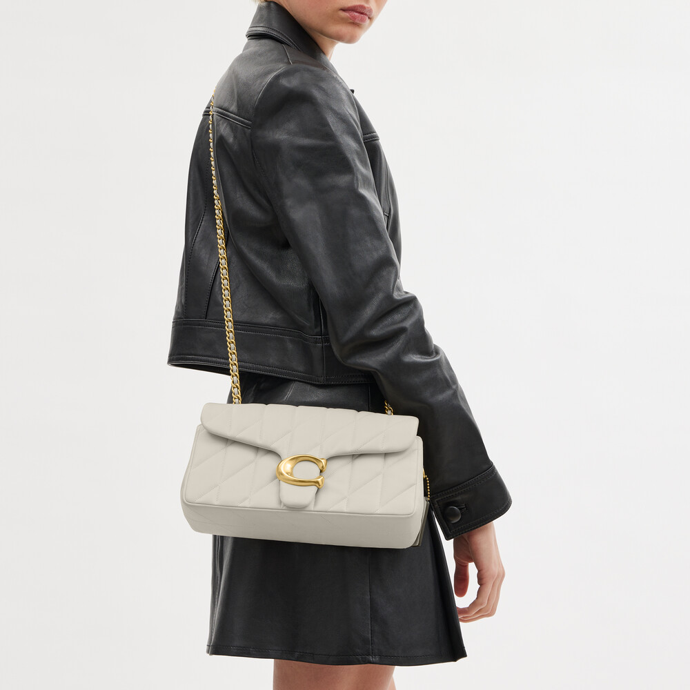 Coach Tabby Shoulder Bag 26 With Pillow Quilting - WHITE