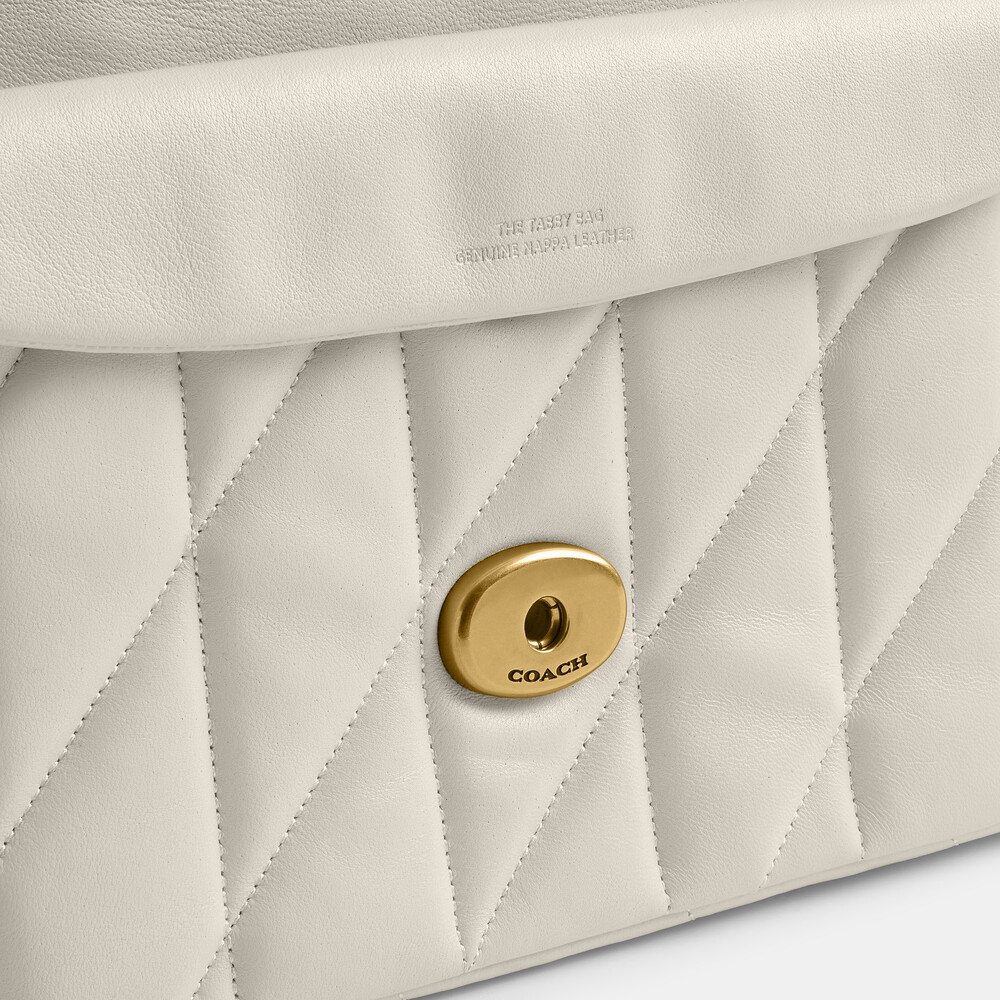 Coach Tabby Shoulder Bag 26 With Pillow Quilting - WHITE