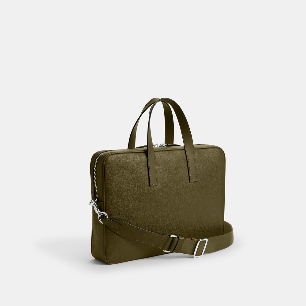 Coach Carlyle Brief Bag - Green