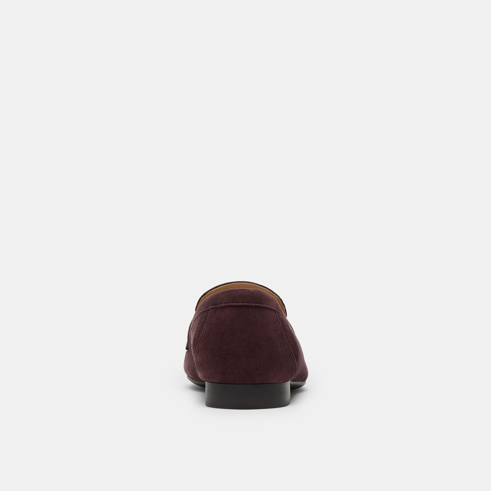 Coach Sculpted C Loafer - BURGUNDY