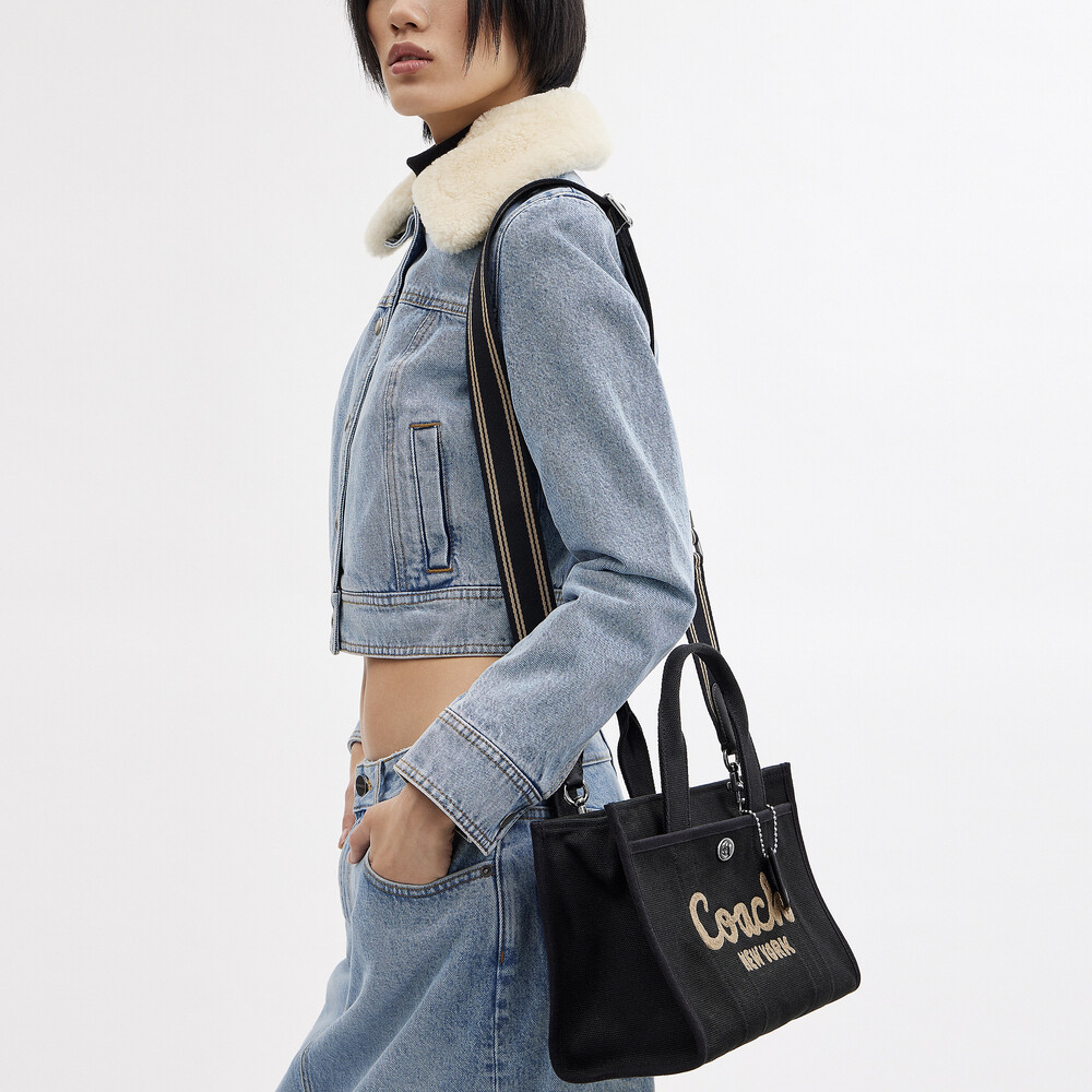 Coach Cargo Tote Bag 26 - Black