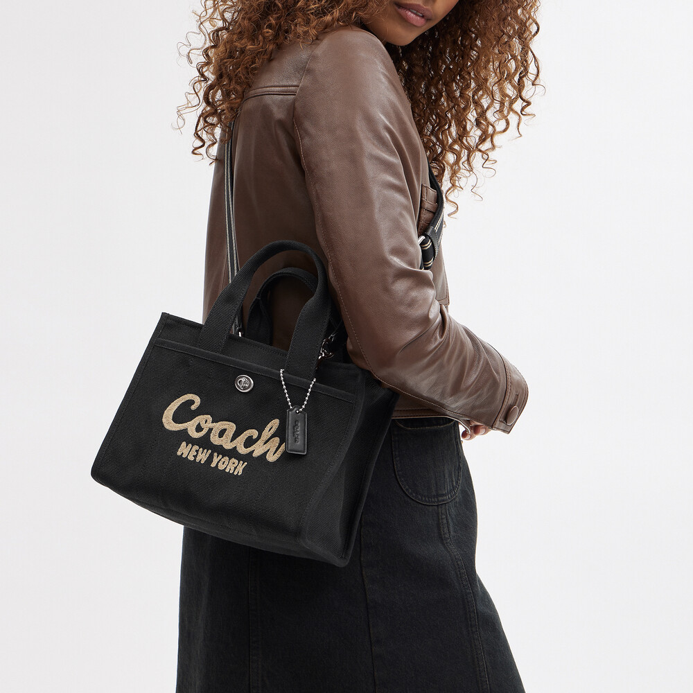 Coach Cargo Tote Bag 26 - Black