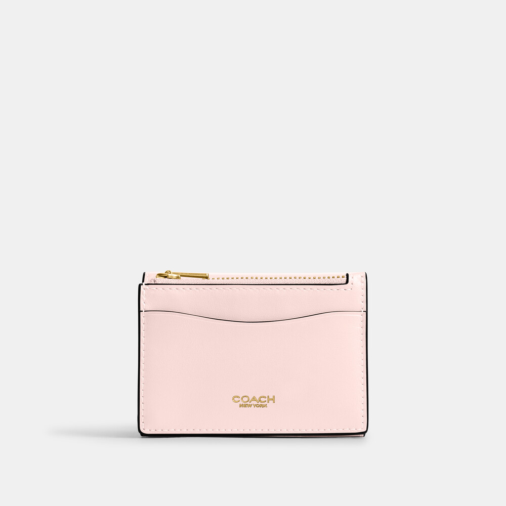 Coach Essential Card Holder Wallet - Light/Pastel Pink