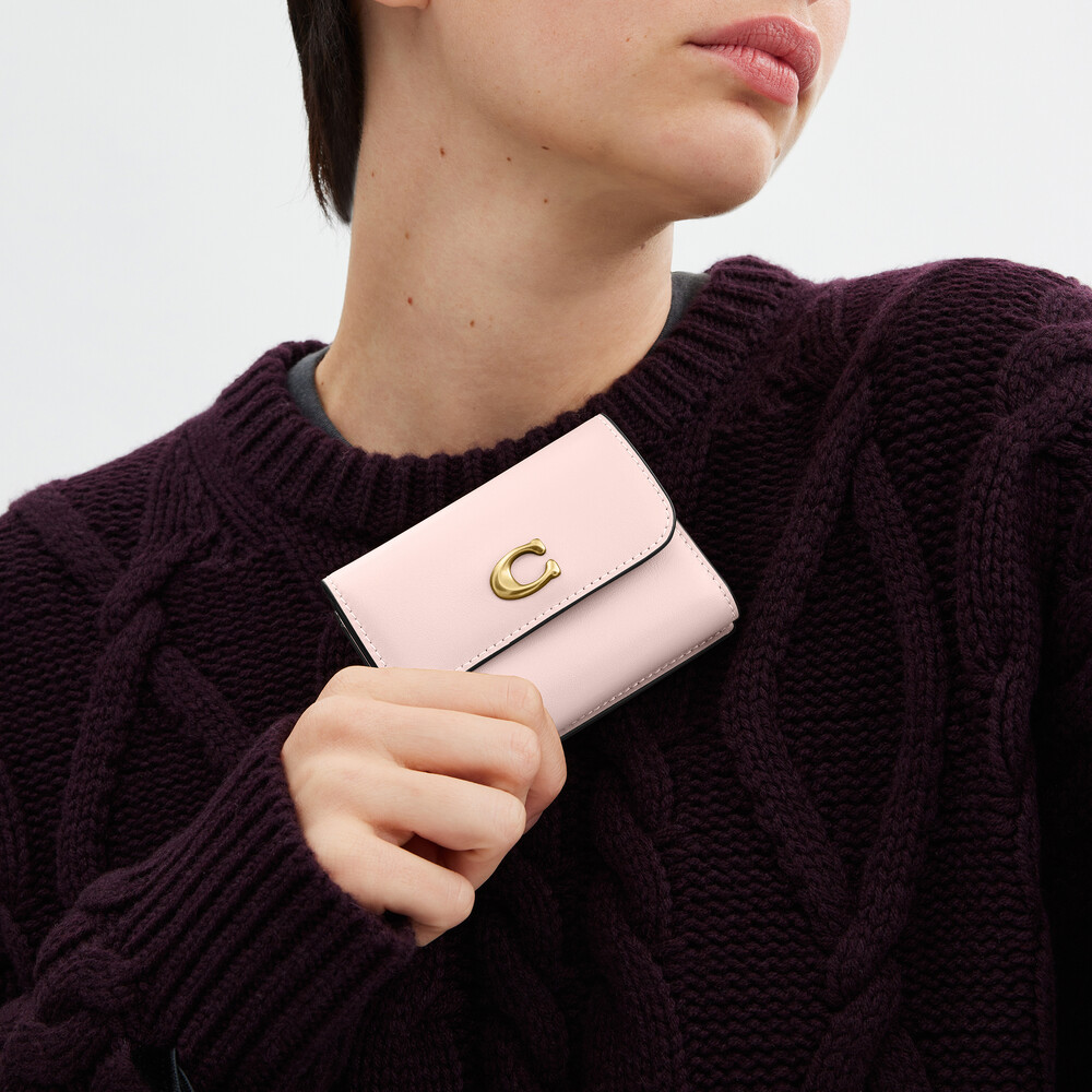 Coach Essential Card Holder Wallet - Light/Pastel Pink