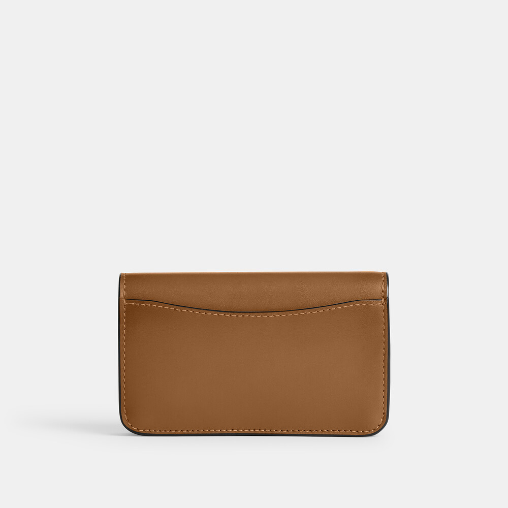 Coach Essential Slim Card Case - MEDIUM BROWN