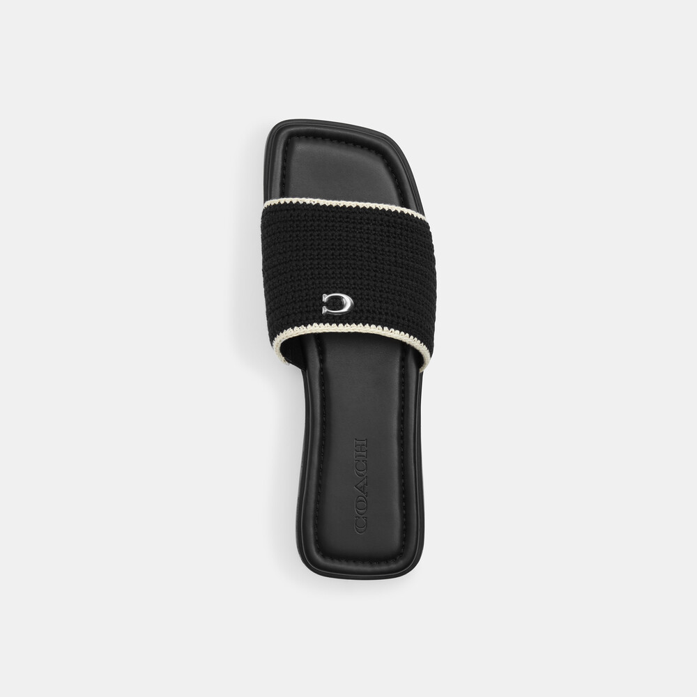 Coach Florence Sandal - Black