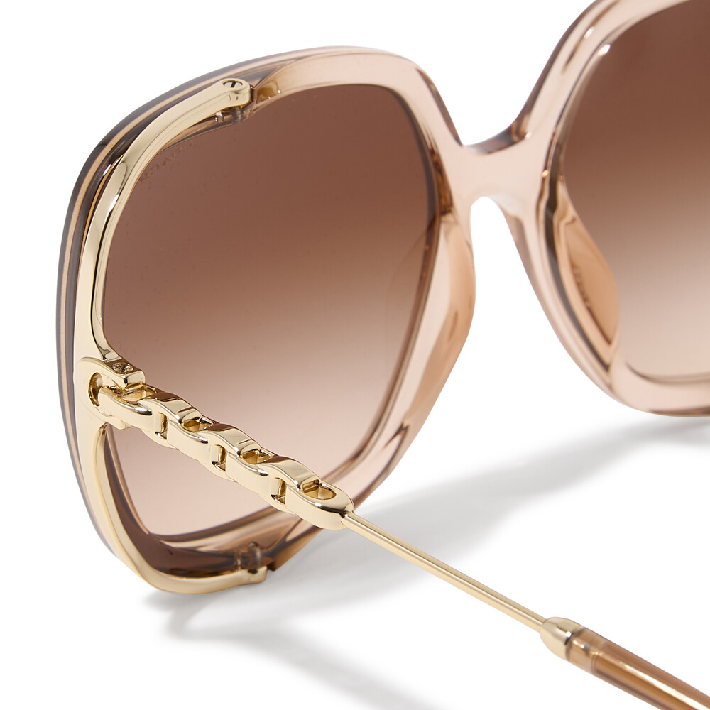 Coach Square Acetate Sunglasses - Brown
