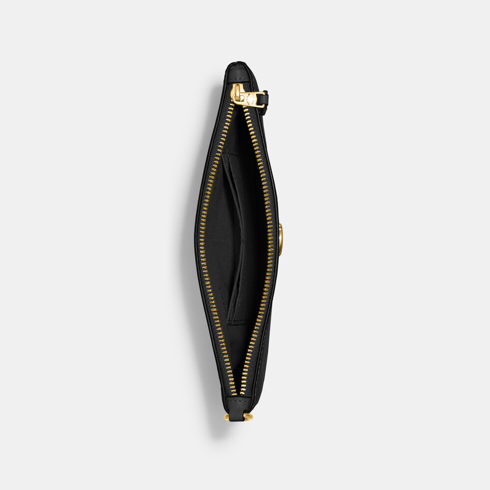 Coach Small Wristlet - Black