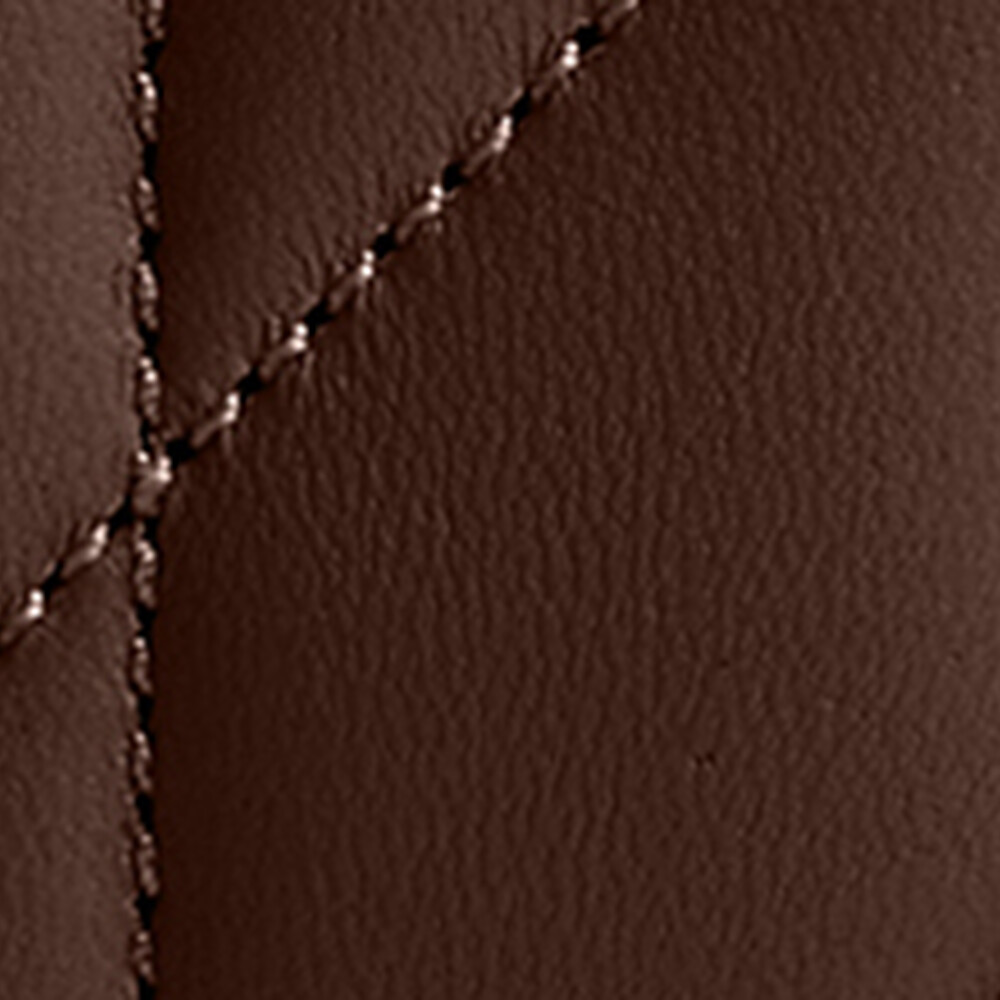 Coach Essential Small Zip Around Card Case With Pillow Quilting - DARK BROWN