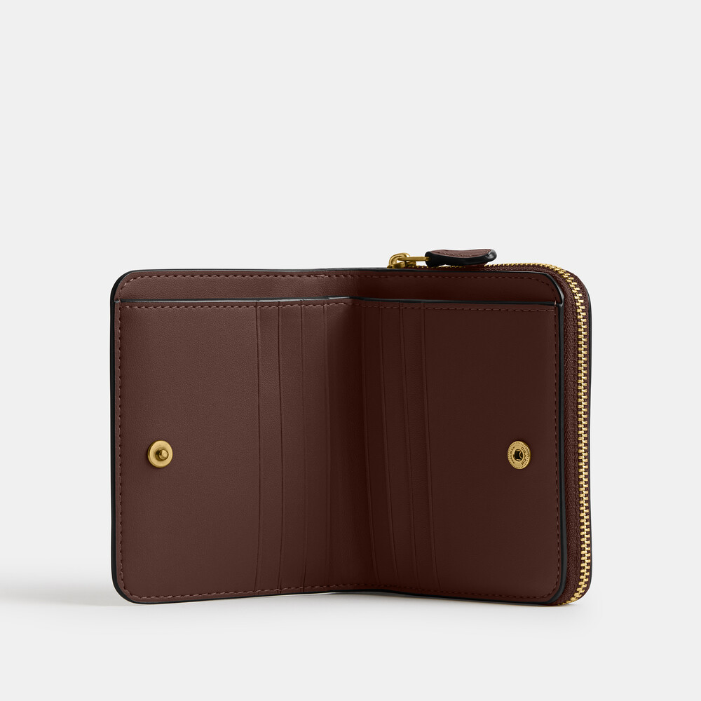 Coach New York Billfold Wallet - DARK BROWN