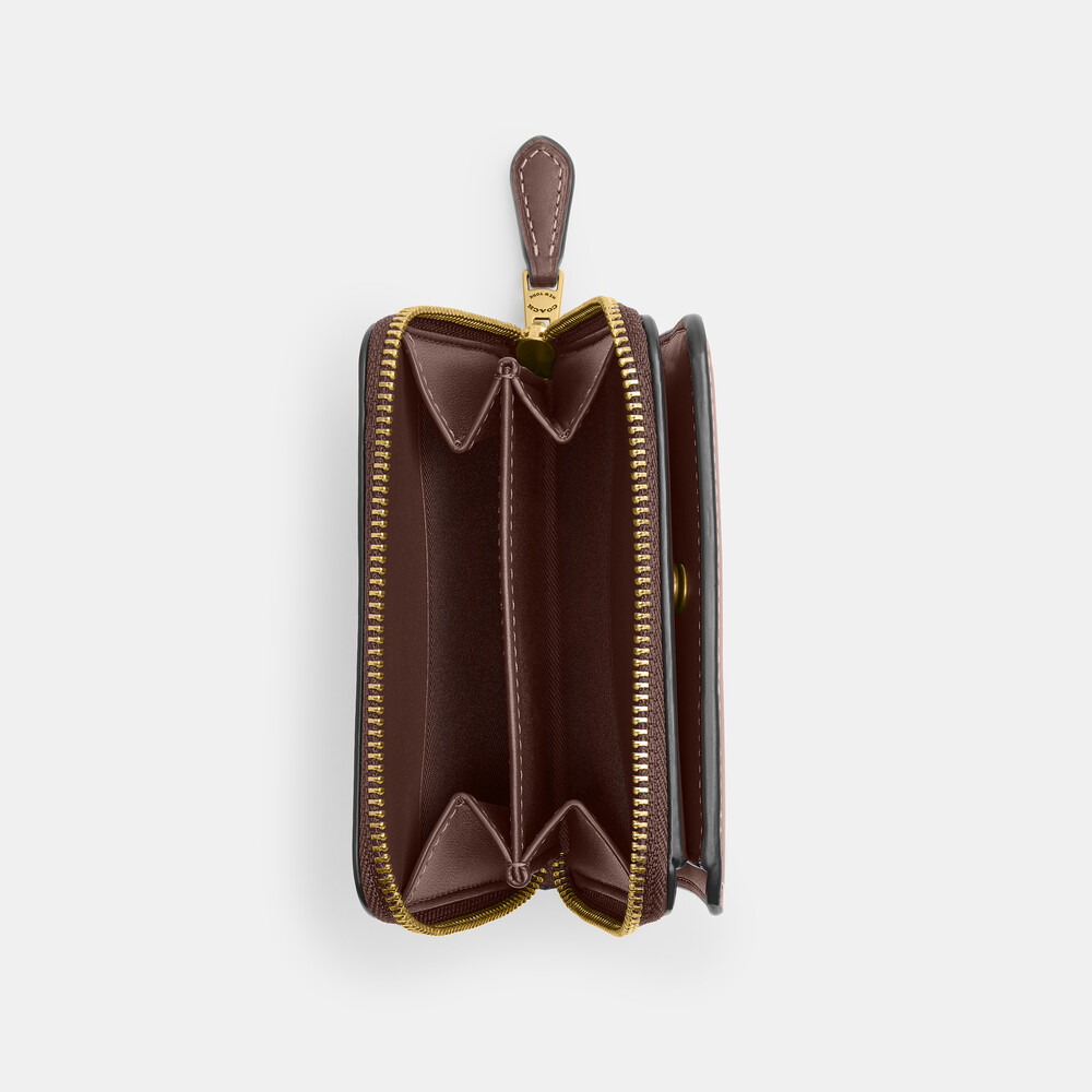 Coach New York Billfold Wallet - DARK BROWN