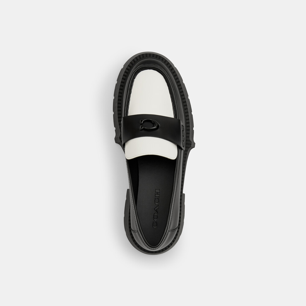 Coach Leah Platform Loafer - BLK