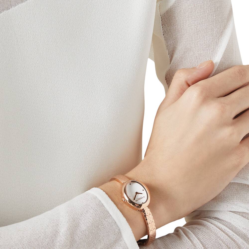Coach Sammy Stainless Steel Bracelet Watch - Rosegold