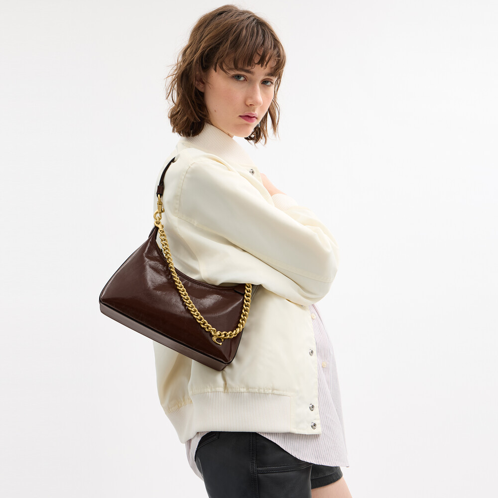 Coach Juliet Shoulder Bag 25 - DARK BROWN