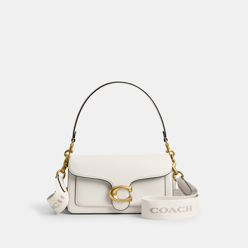 Coach Tonal Signature Webbing Strap - WHITE