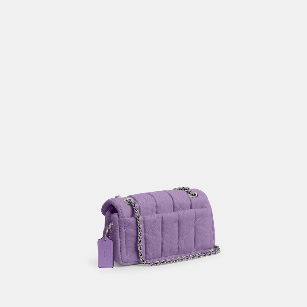 Coach Tabby Shoulder Bag 20 With Quilting - Purple