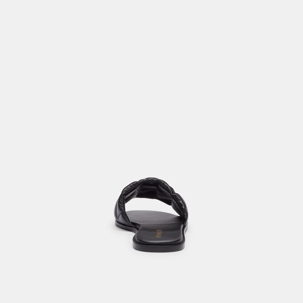 Coach Holly Sandal With Quilting - Black