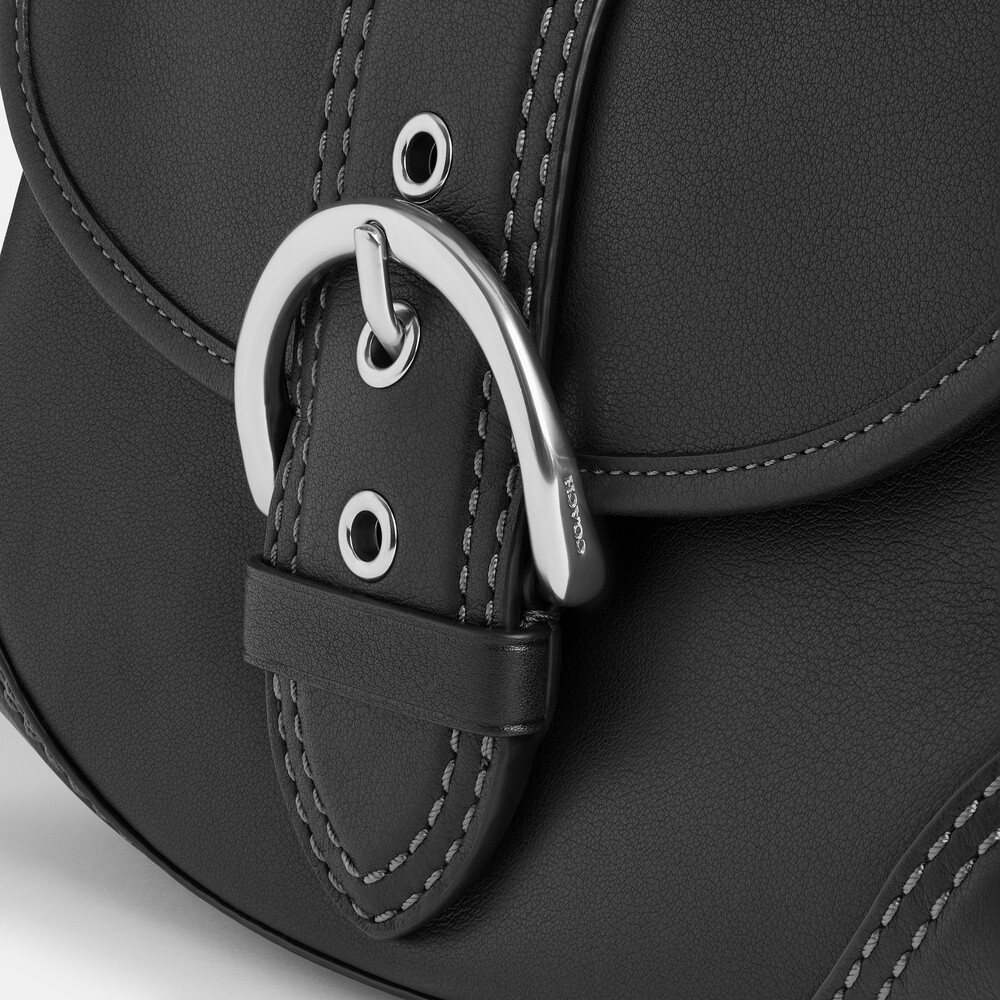 Coach Soho Bag In Regenerative Leather 26 - Black