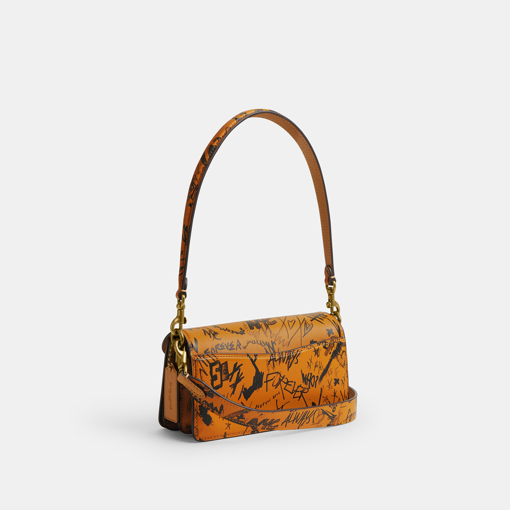 Coach Tabby Shoulder Bag 20 With Graffiti Print - Multi Colour