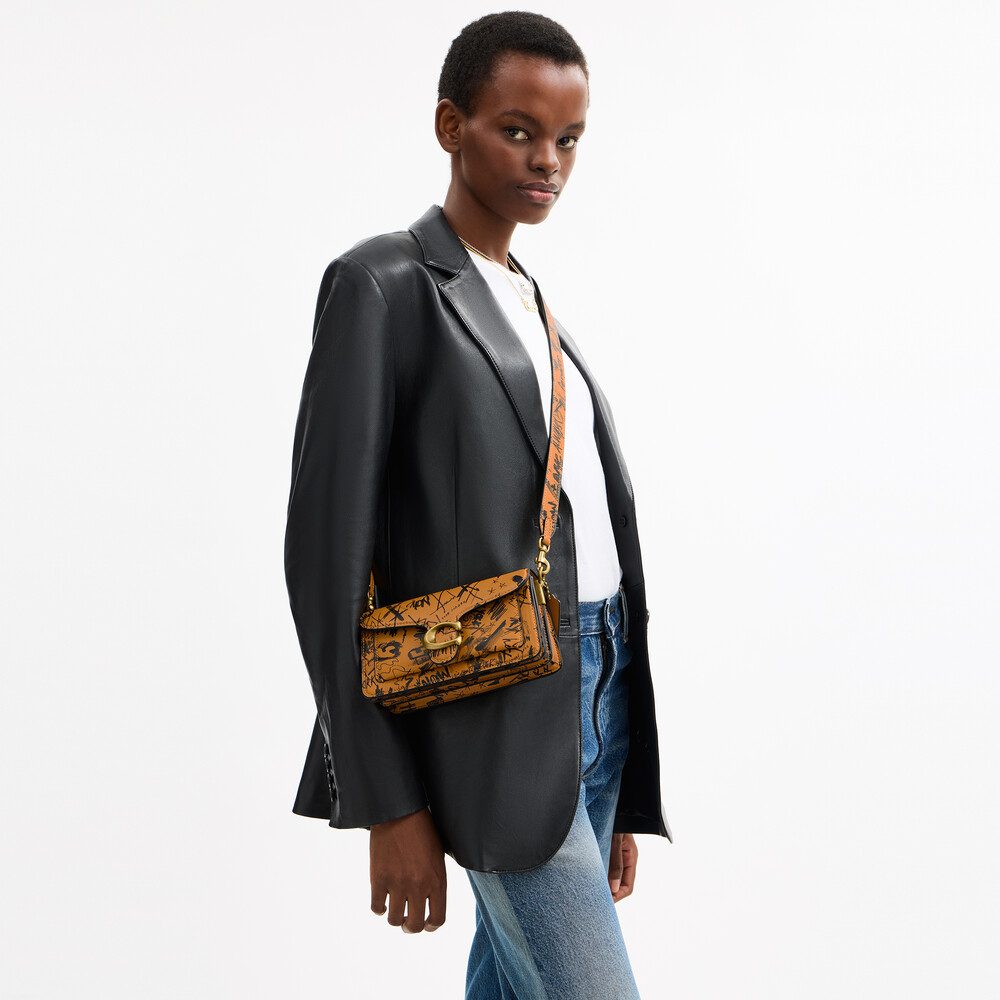 Coach Tabby Shoulder Bag 20 With Graffiti Print - Multi Colour