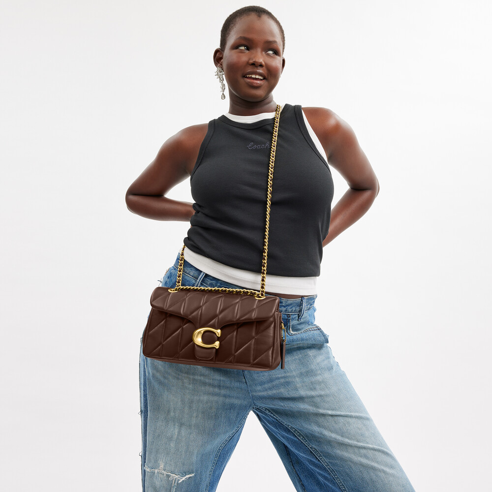 Coach Tabby Shoulder Bag 26 With Pillow Quilting - Brown