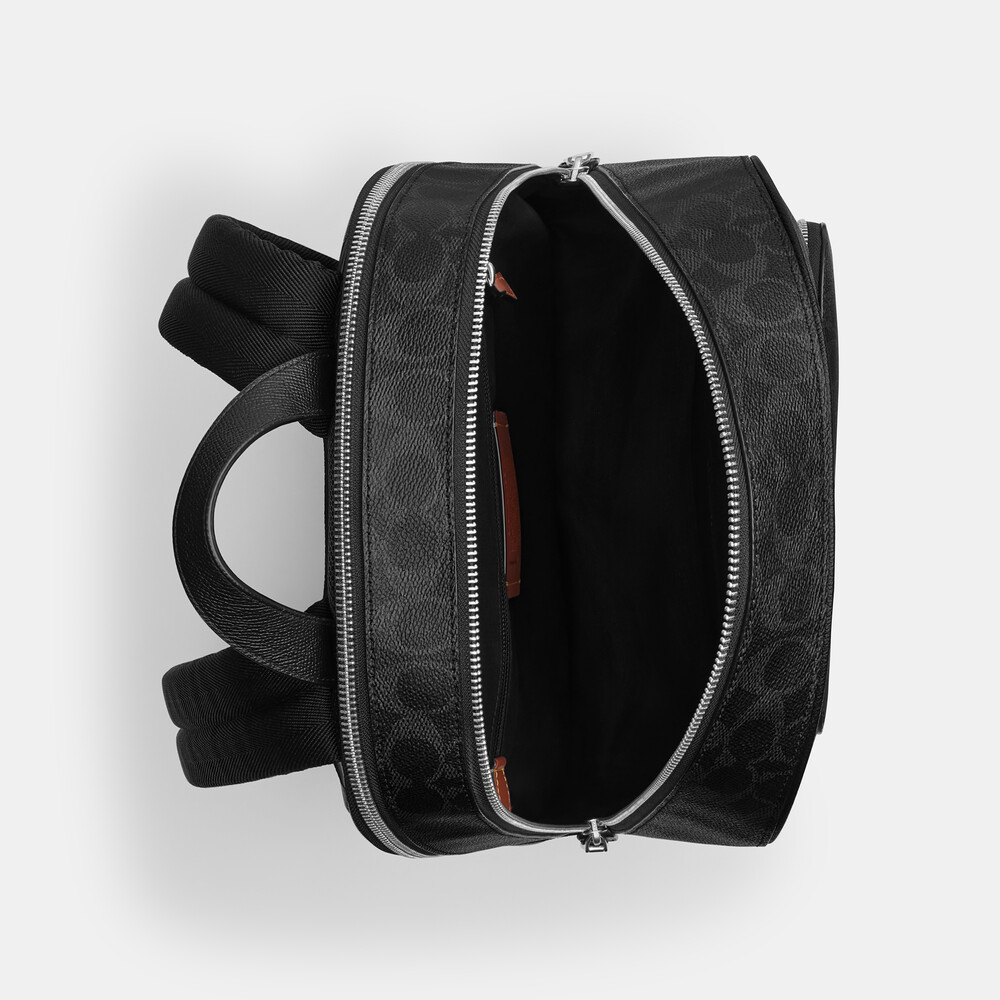 Coach Wade Backpack In Signature Canvas - Black