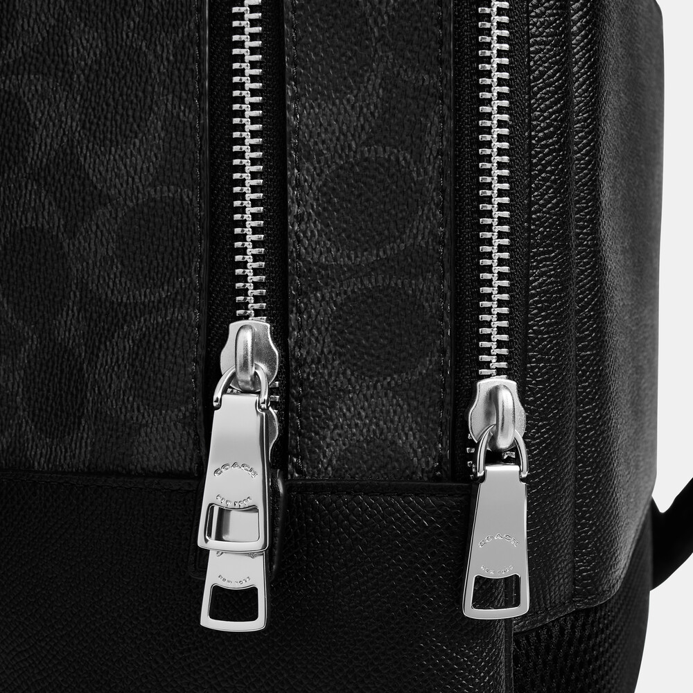 Coach Wade Backpack In Signature Canvas - Black