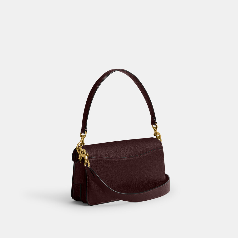 Coach Tabby Shoulder Bag 26 - BURGUNDY