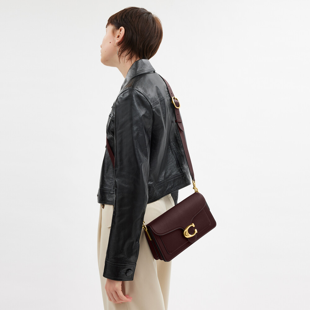 Coach Tabby Shoulder Bag 26 - BURGUNDY
