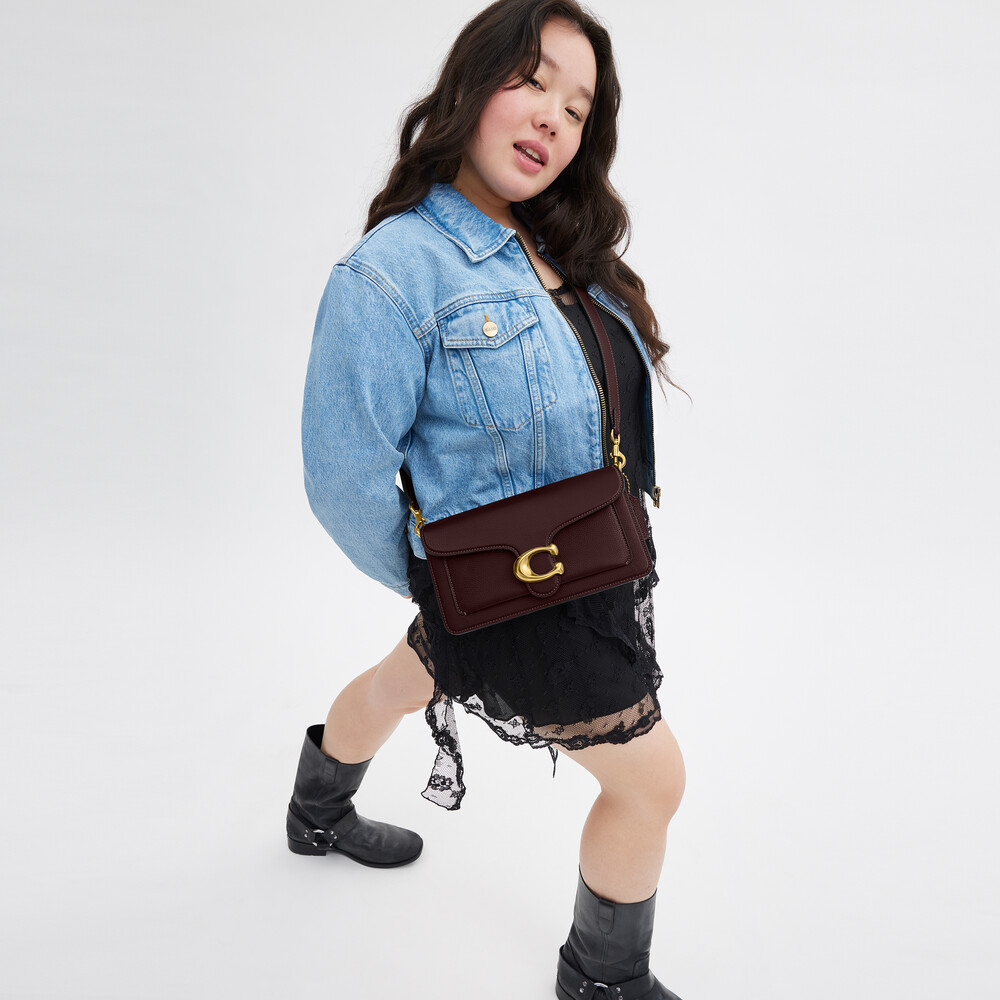 Coach Tabby Shoulder Bag 26 - BURGUNDY