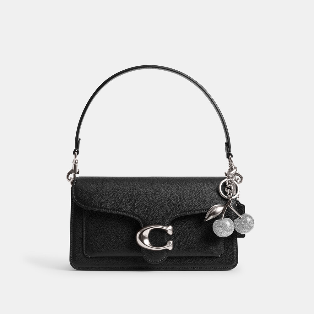 Coach Cherry Bag Charm - Silver