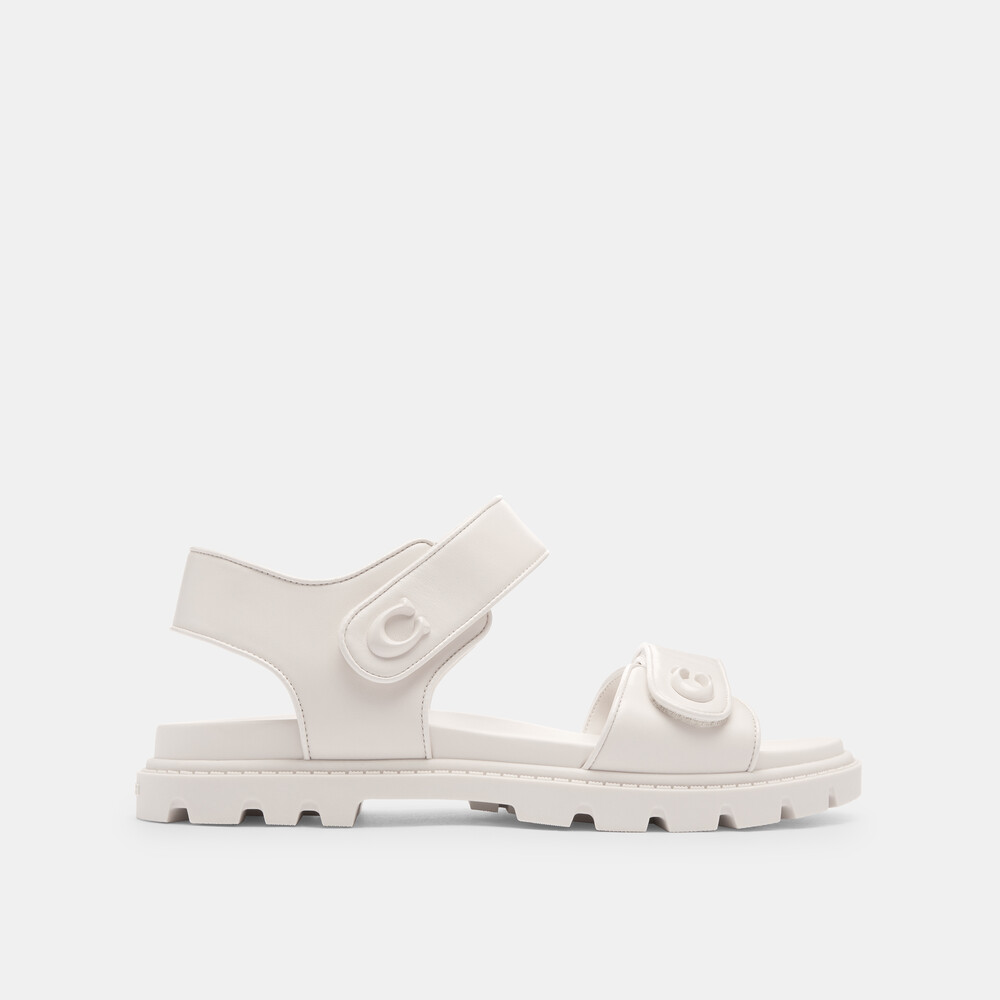 Coach Brynn Sandal - WHITE