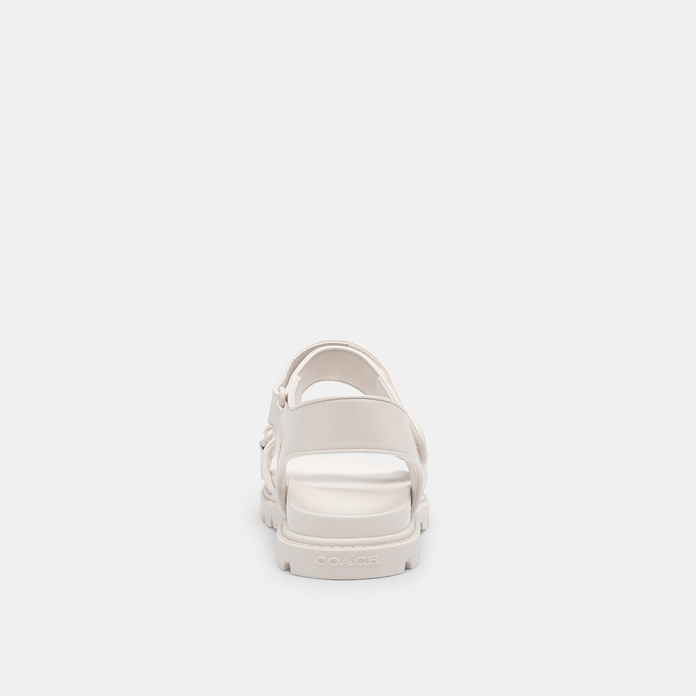Coach Brynn Sandal - WHITE